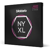 D'Addario NYXL0980 Electric Guitar Strings, 8-String 09-80 | NYXL electric guitar strings deliver enhanced tuning stability, greater strength, dynamic range, and bright tone.