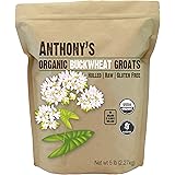 Anthony's Organic Hulled Buckwheat Groats, 5 lb, Raw, Grown in USA, Gluten Free