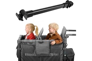 LUVCOSY Stroller Wagon Support Bar for WONDERFOLD W2 Elite 2-Seater & W2 Veer Wagon | Removable & Easy Install | Kids-Friendly Design with Front-Facing Support | Stroller Accessory
