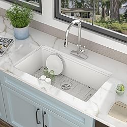 33 Granite Composite Kitchen Sink - Fulorni 33x19