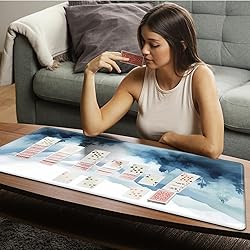 Tabletop Card Playmat with Stitched Edges, 24 x 14