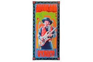 GOODFAIR Stevie Ray Vaughan Poster 1990 Fan Club Artists Edition Signed by Bob Masse