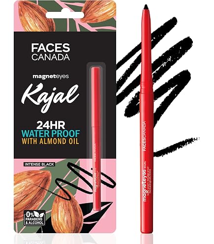 Kajal Brillant Shahnaz Husain Vedic Solutions - Noir, 2g, Longue Durée - Produit Ayurvédique Neuf