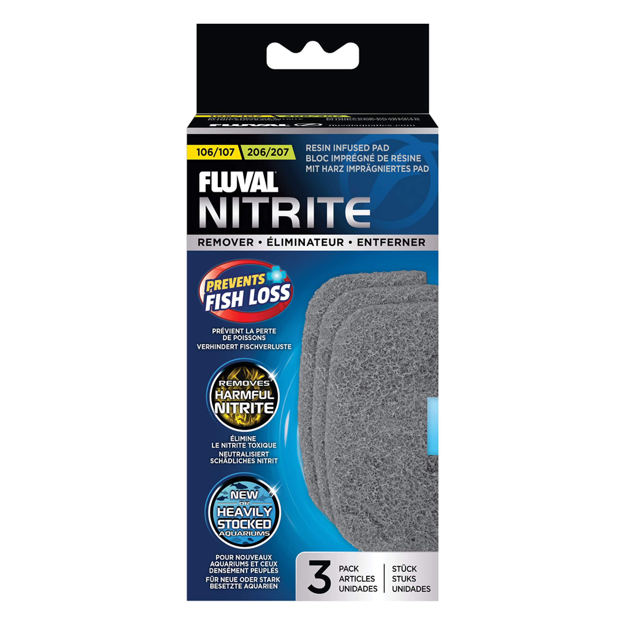 Fluval 106/7 and 206/7 Filter Nitrite Remover Pad
