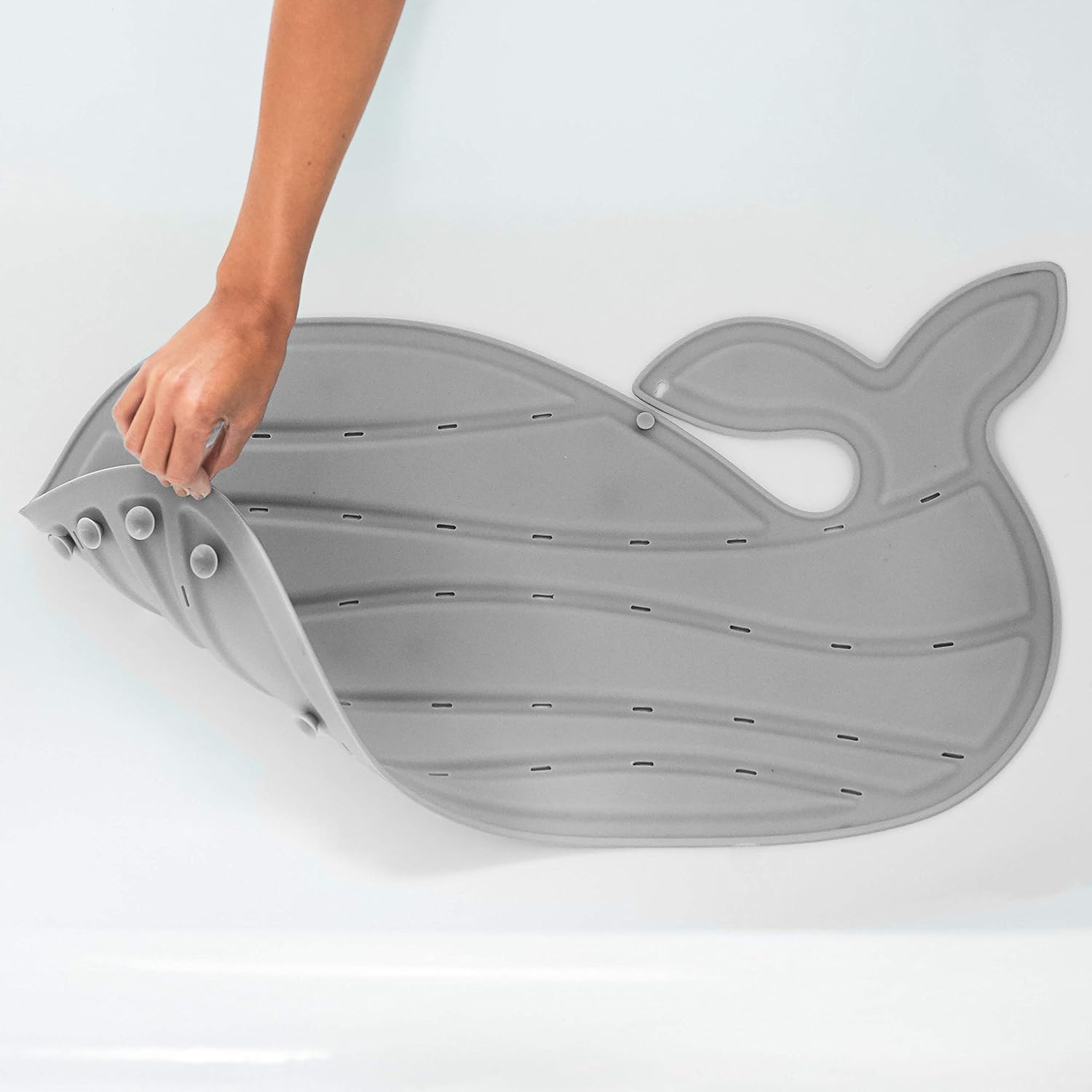 Skip Hop Non Slip Bath Safety Mat, Grey, 76 x 39 cm (Rectangular) - Image 4