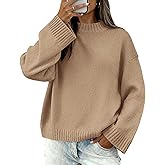 BTFBM Sweaters for Women 2026 Casual Crewneck Long Sleeve Loose Ribbed Knit Pullover Sweater Winter Clothes Fall Outfits