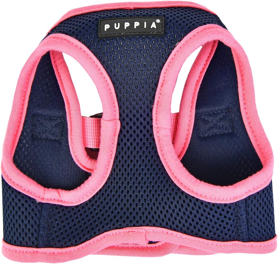 Puppia Soft Vest Dog Harness II and adjustable harness for small or medium dogs, Navy Blue - Image 4