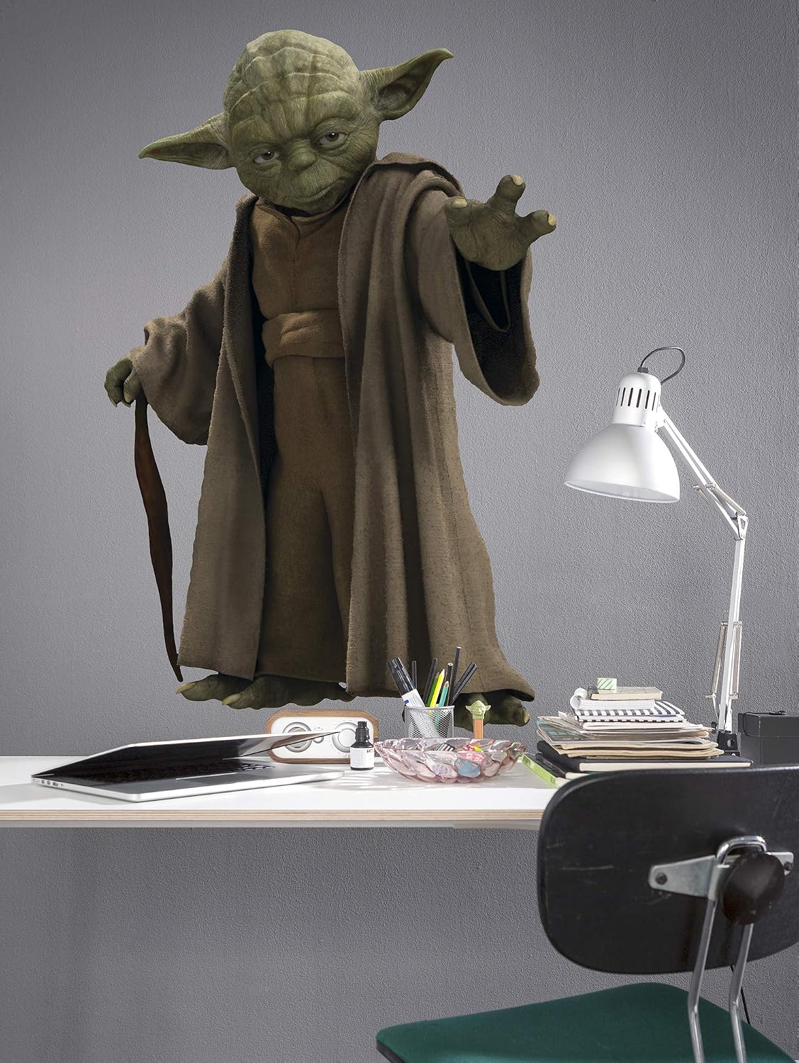 Komar 14721h Star Wars Yoda Freestyle Deco Sticker - Neutral, Braun,grün, 100 x 70 cm (Breite x Höhe) - Image 4