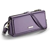 HERCOO Small Crossbody Phone Purse, Women's RFID Crossbody Wallet Wristlet Purse with Phone Pocket