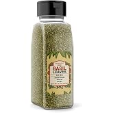 Unpretentious, Basil Leaves, Dried, Cut &amp; Sifted, 6.4 Oz | For seasoning, cooking, and baking