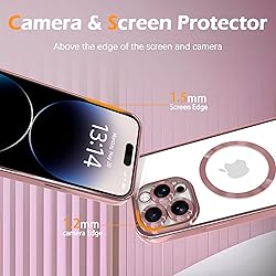 IAIYOXI Magnetic Clear Case for iPhone 15 Pro with
