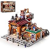 Lumibricks Steampunk Ore Factory Lighting Building-Bricks Set, 3138 Pcs Interactive Mechanical Factory Collection Display Set