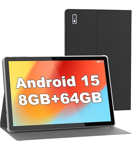 2 in 1 Tablet 10 Inch Android 14 OS Tableta, Tablets with Keyboard