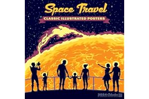 Willow Creek Press Space Travel (ADG) Monthly 2024 Wall Calendar (12" x 12")