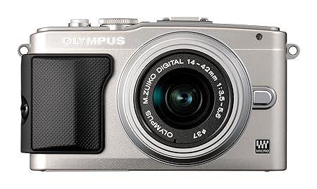 Olympus PEN E-PL5 Systemkamera (16 Megapixel, 7,6 cm (3 Zoll) Touchscreen, bildstabilisiert) Kit inkl. 14-42mm Objekitv silbe