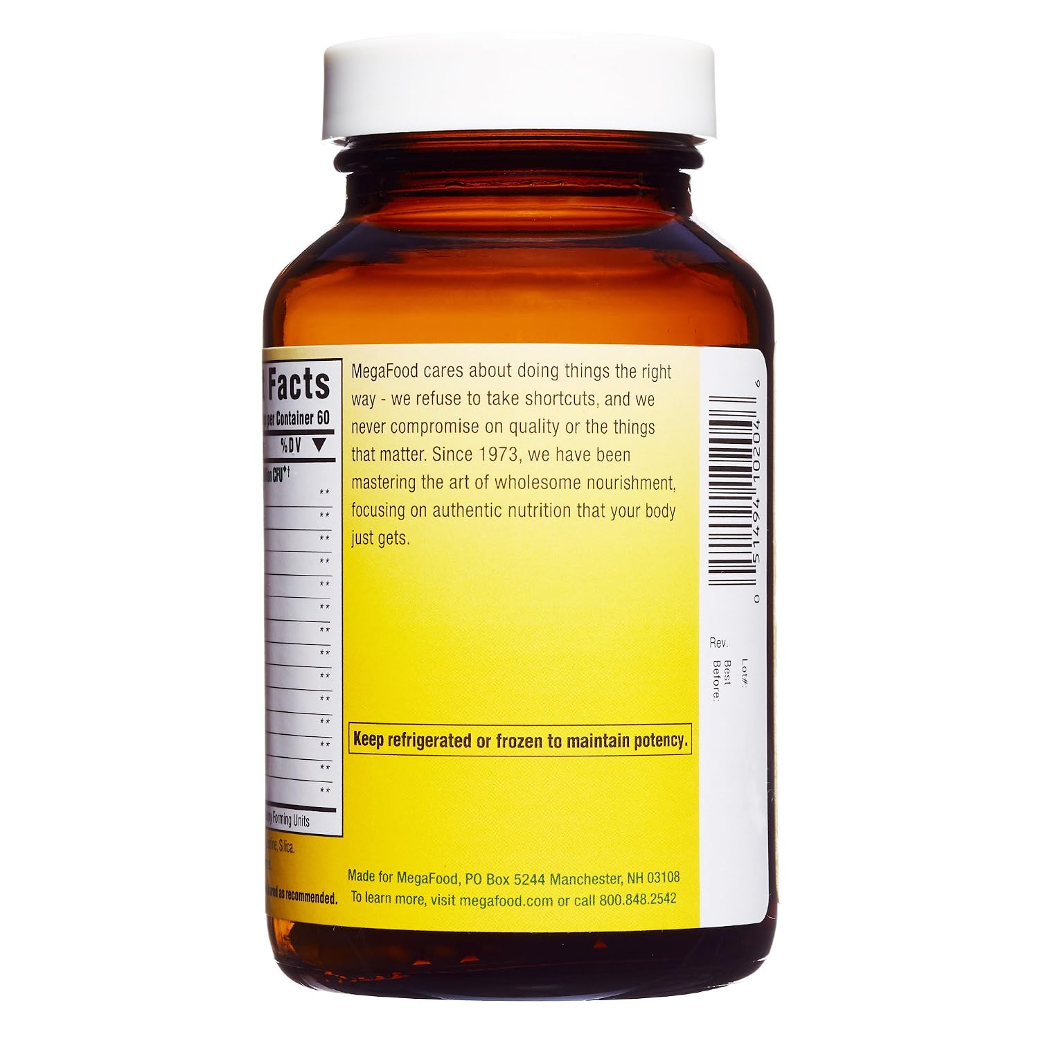 Megafood Megaflora Probiotic Help For Digestion Bowel Regularity Intestinal Balance And Immune - 