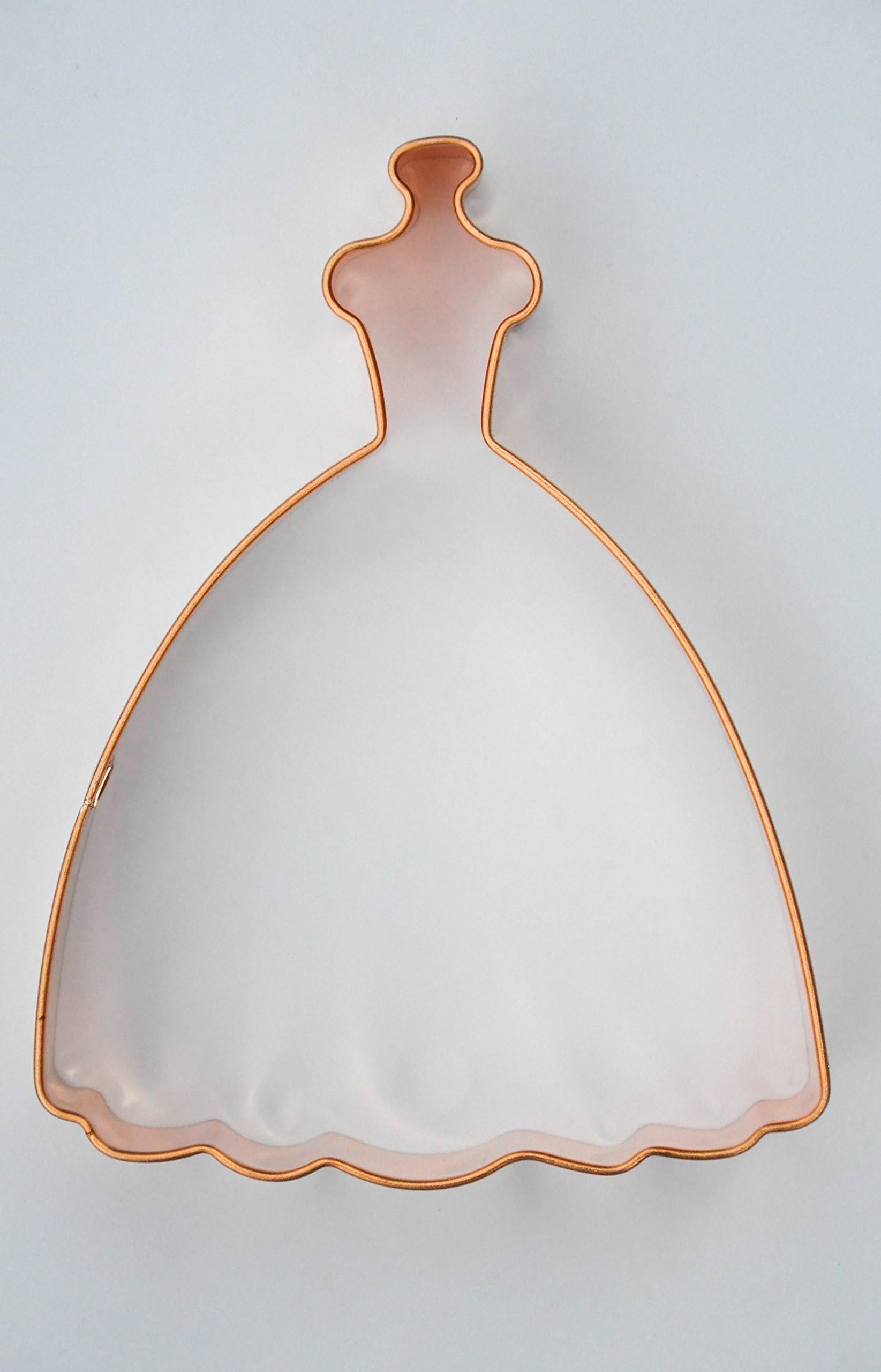 ecrandal Hazel Wedding Dress professional quality copper cookie cutter