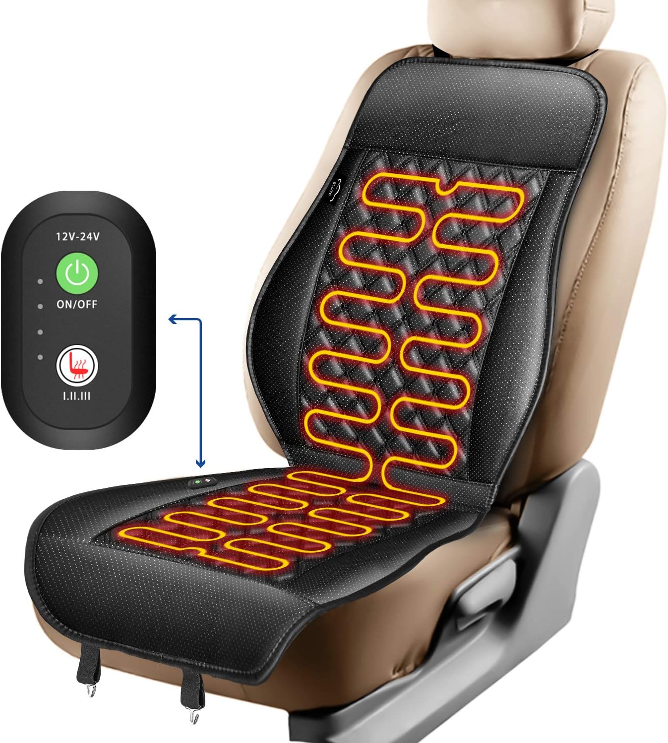 Coussin De Siège Auto Ergonomique En Mousse Mémoire Pour Adulte - Rehausseur Antidérapant, Soulage Coccyx Et Sciatique