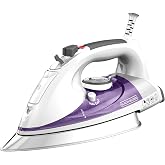 BLACK+DECKER Professional Steam Iron with Stainless Soleplate | Steam iron with stainless soleplate, extra-long cord and 3-way auto shutoff for safe wrinkle removal.