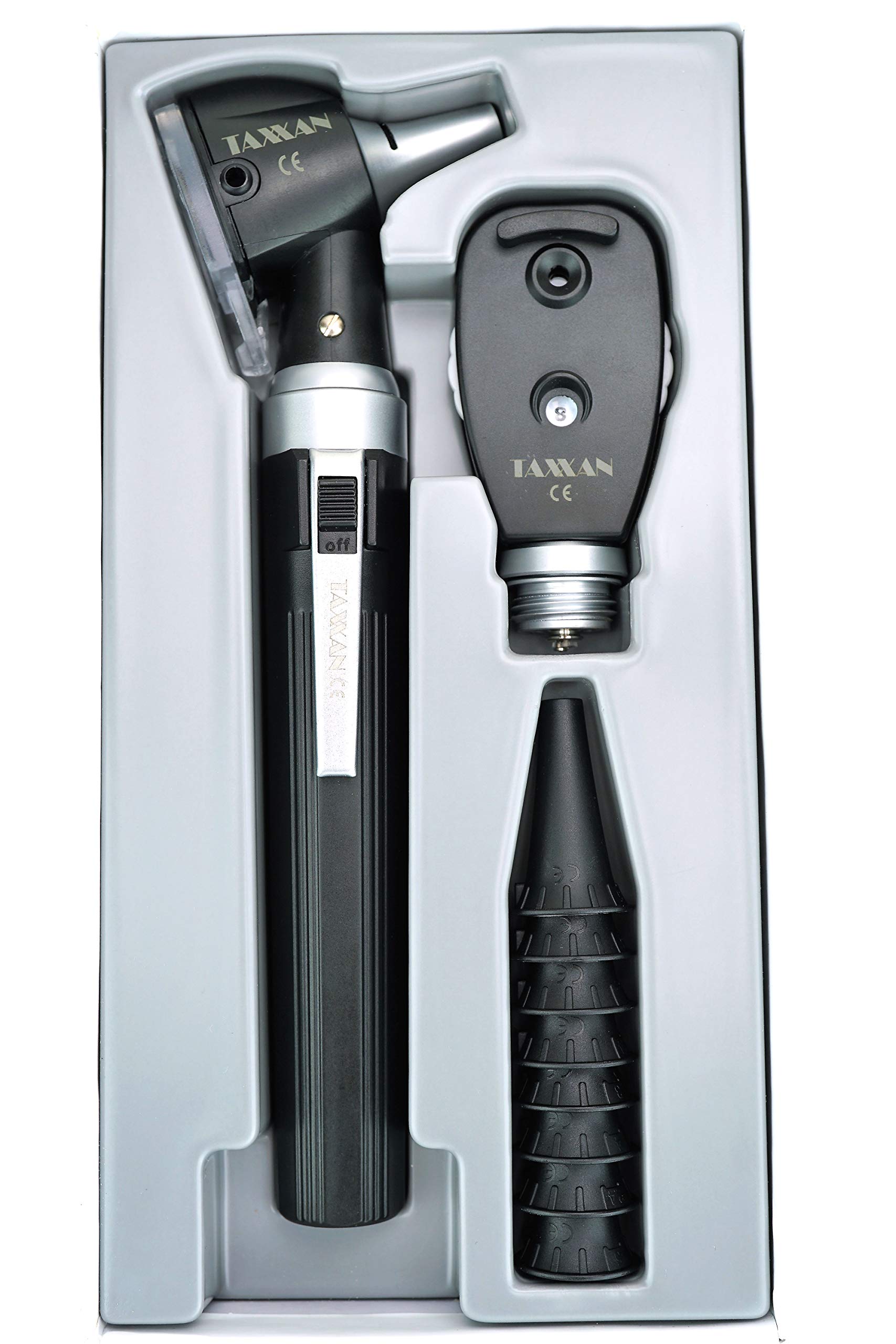 TAXXAN LED POCKET OTOSCOPE SET EAR, NOSE, THROAT DIAGNOSTIC KIT WITH