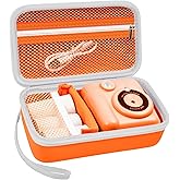 Grapsa Case Compatible with ESOXOFFORE for Dylanto for Anchioo for WEEFUN for GKTZ for Amzelas for Mafiti Instant Print Camera for Kids, Film Camera Storage Holder Organizer Bag (Box Only)- Orange