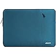 MOSISO Laptop Case 13.3 inch, 13-13.3 inch Laptop Sleeve Compatible with MacBook Air/Pro 13 / Pro 14, HP Dell ASUS Lenovo Notebook, Polyester Vertical Computer Sleeve Bag with Pocket, Deep Teal