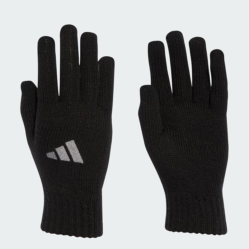 Unisex - Adulto Essentials Gloves, Black/Grey Four, S