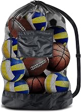 BROTOU Extra Large Drawstring Mesh Ball Bag 30 x 40 600D Polyester view 1
