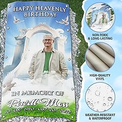 44memory Custom Memorial Grave Blanket Photo