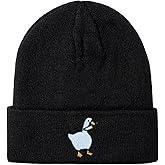 pbgtywd Funny Beanies Warm Knit Hats Fall Winter Black Hip Pop Knit Hat Cap for Women Men