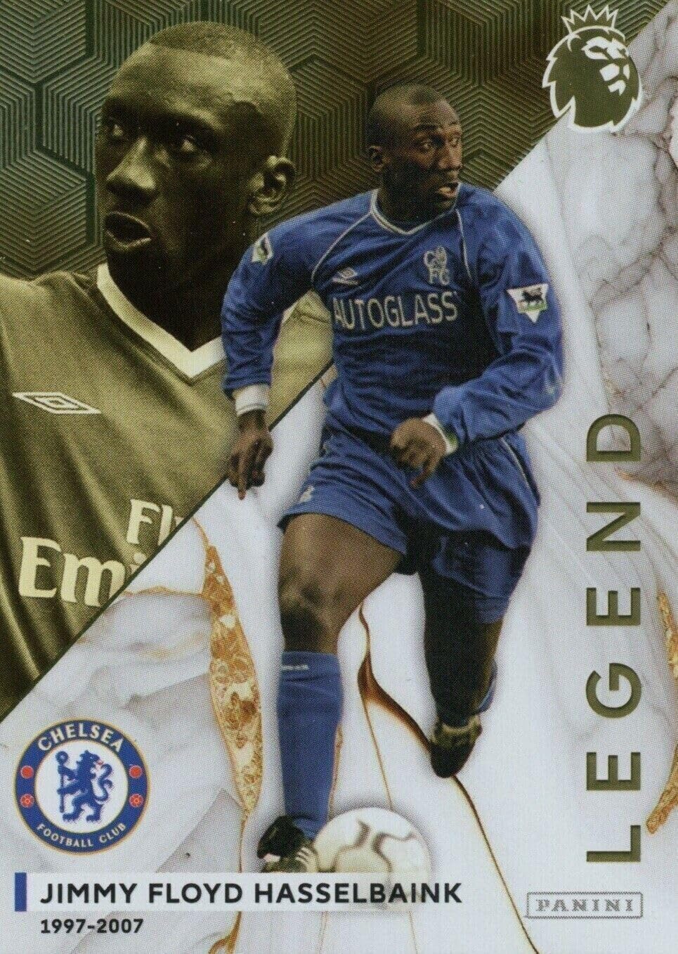 Panini Premier League 2023 2024 Jimmy Floyd Hasselbaink Legend Trading Card