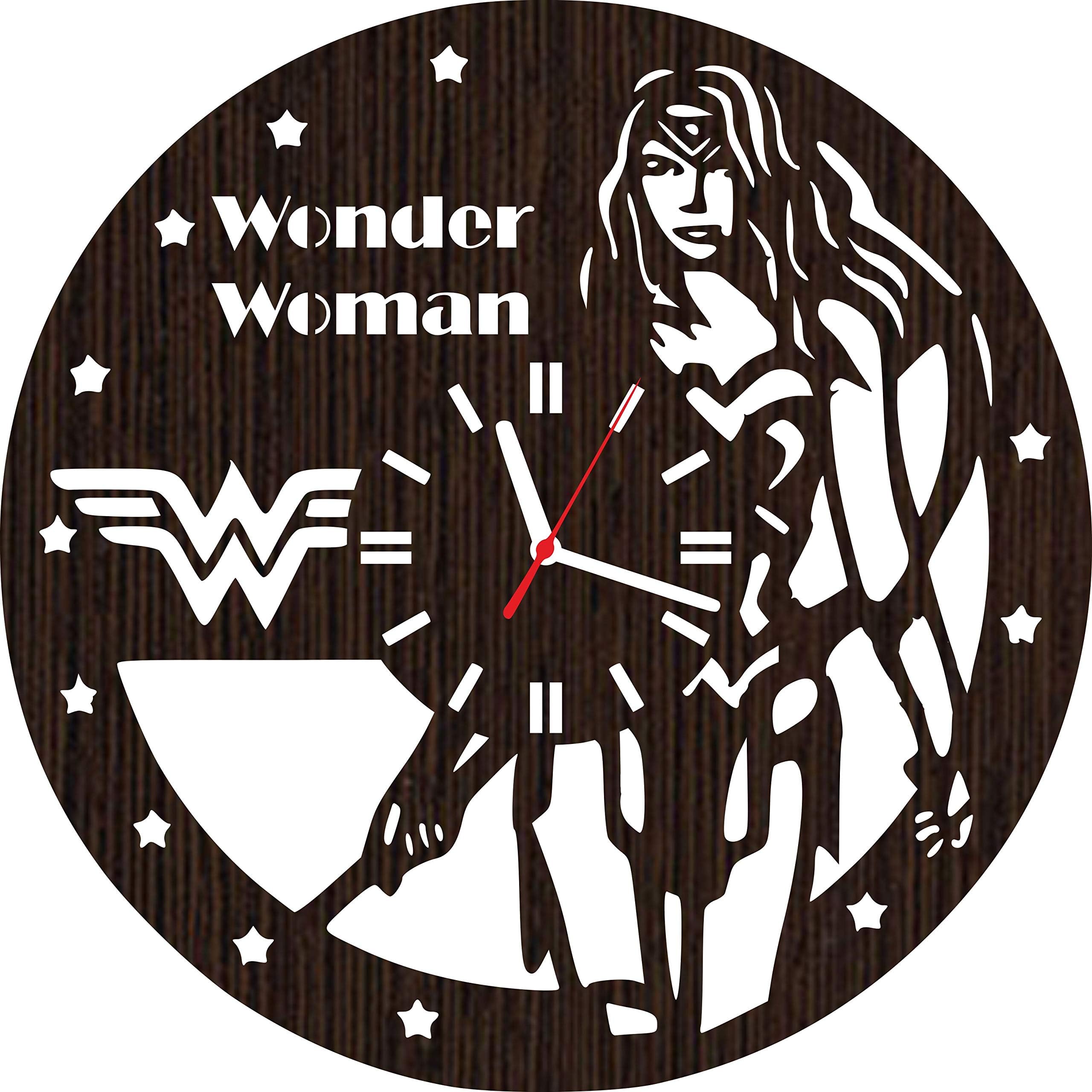 Handmade Wooden Wall Clock raide Football Team Gifts for Men Women Boys dad Husband Fans, Wood Home Decor Accessories, Football Lover Gifts Ideas for Birthday and Christmas