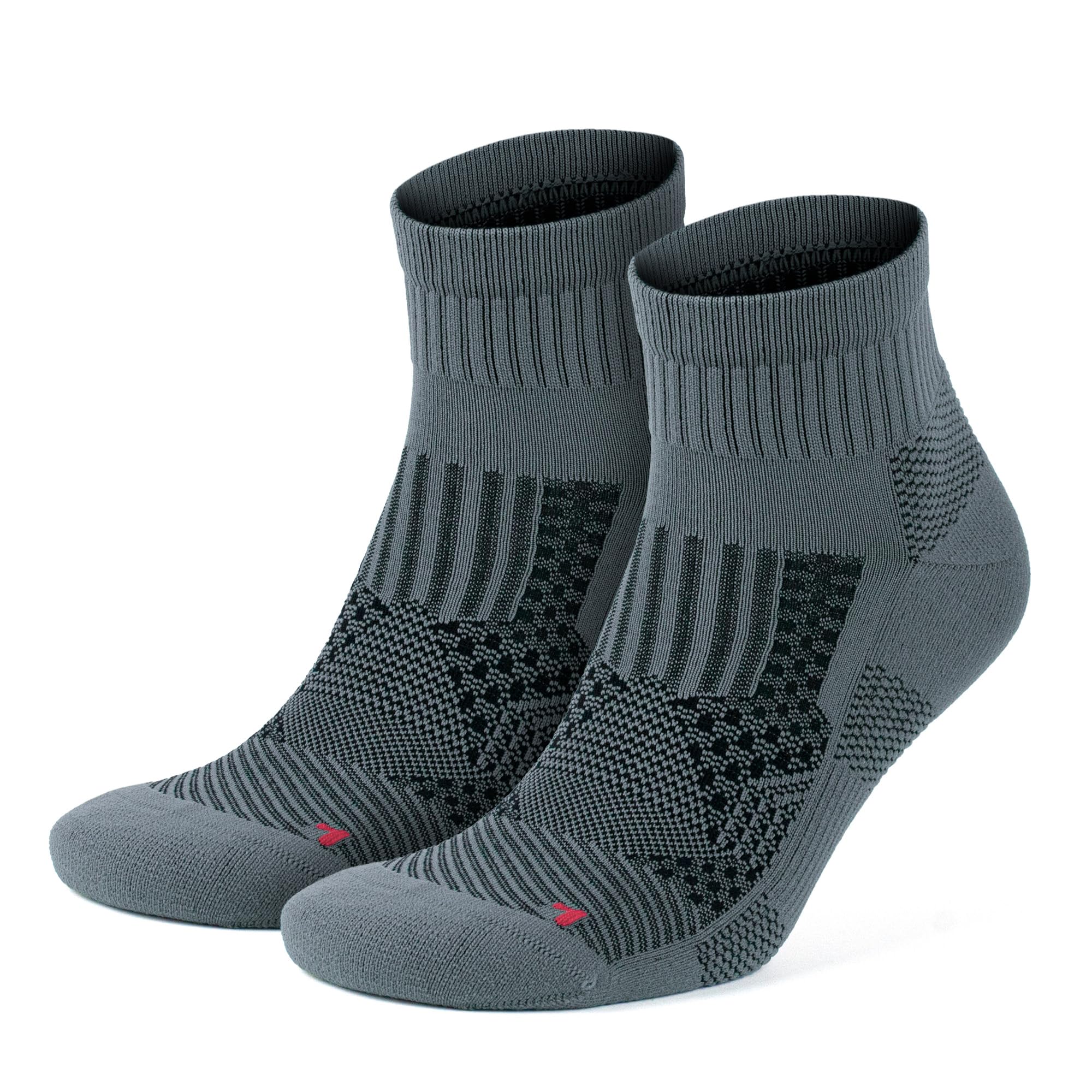 GoWith 2 Pairs Unisex Running Socks, Anti-Blister