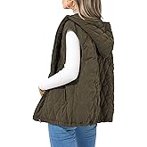 PRETTYGARDEN Women's 2026 Fall Spring Vest Casual Sleeveless Hooded Zip Up Jacket Trendy Winter Coat Outerwear