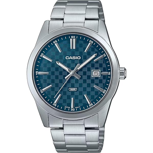 Amazon.com: Casio MTP1308D-2AV Men's Standard Stainless Steel Blue