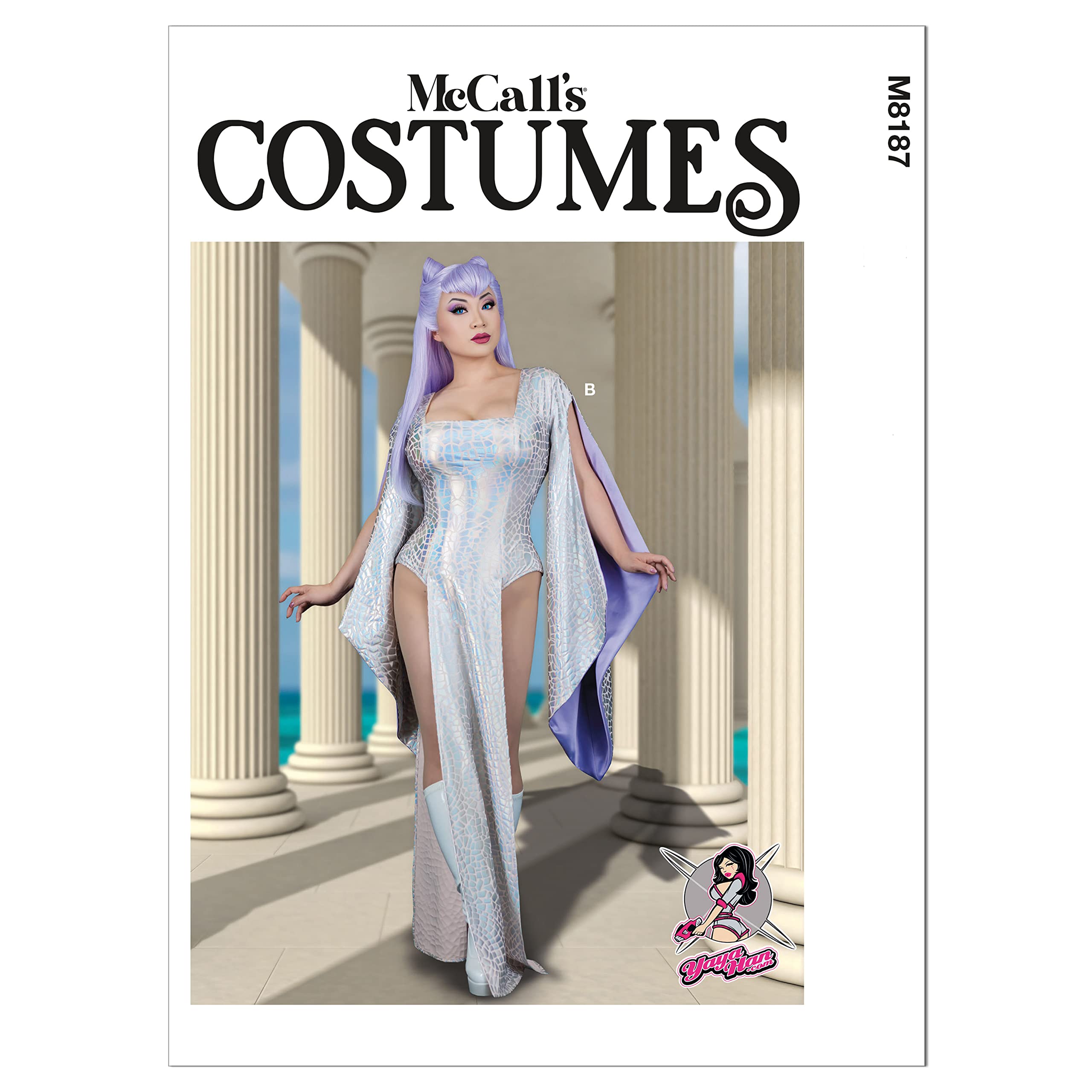 McCalls Sewing Pattern M8187A5 A5 (6-8-10-12-14) Misses' Leotard with Front & Back Panel, Paper, Multi Colour