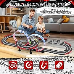3 IN 1 Slot Car Race Track Sets with 4 High Speed