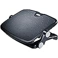 StarTech.com Under Desk Foot Rest - 18in x 14in - Adjustable Height and Angle - Foot Stool - Footrest for Desk - Office Foot Rest , TAA (FTRST1)