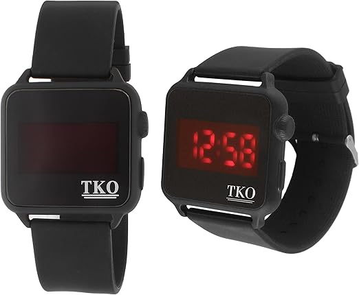 black square digital watch