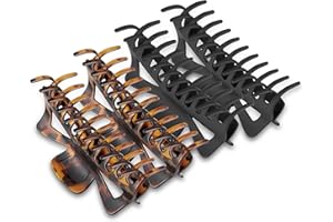 Antmoilios Extra Large Claw Clips for Thick Hair, 6.3 Inch Strong Hold Matte Jumbo Accessories for Women Long Curly Hair Cute