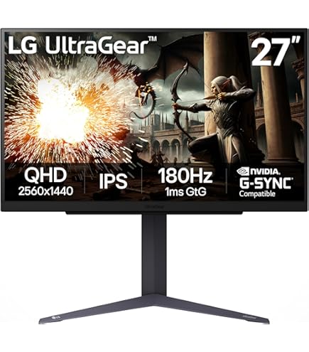 Amazon.com: LG 27GS75QX-B 27-inch Ultragear QHD (2560x1440) Gaming