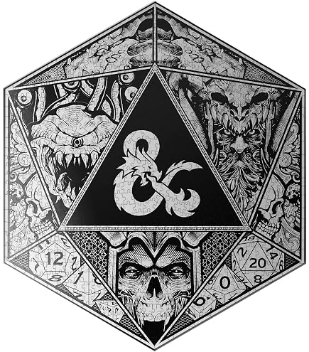 Clarkson Potter Dungeons & Dragons Mini Shaped Jigsaw Puzzle: The