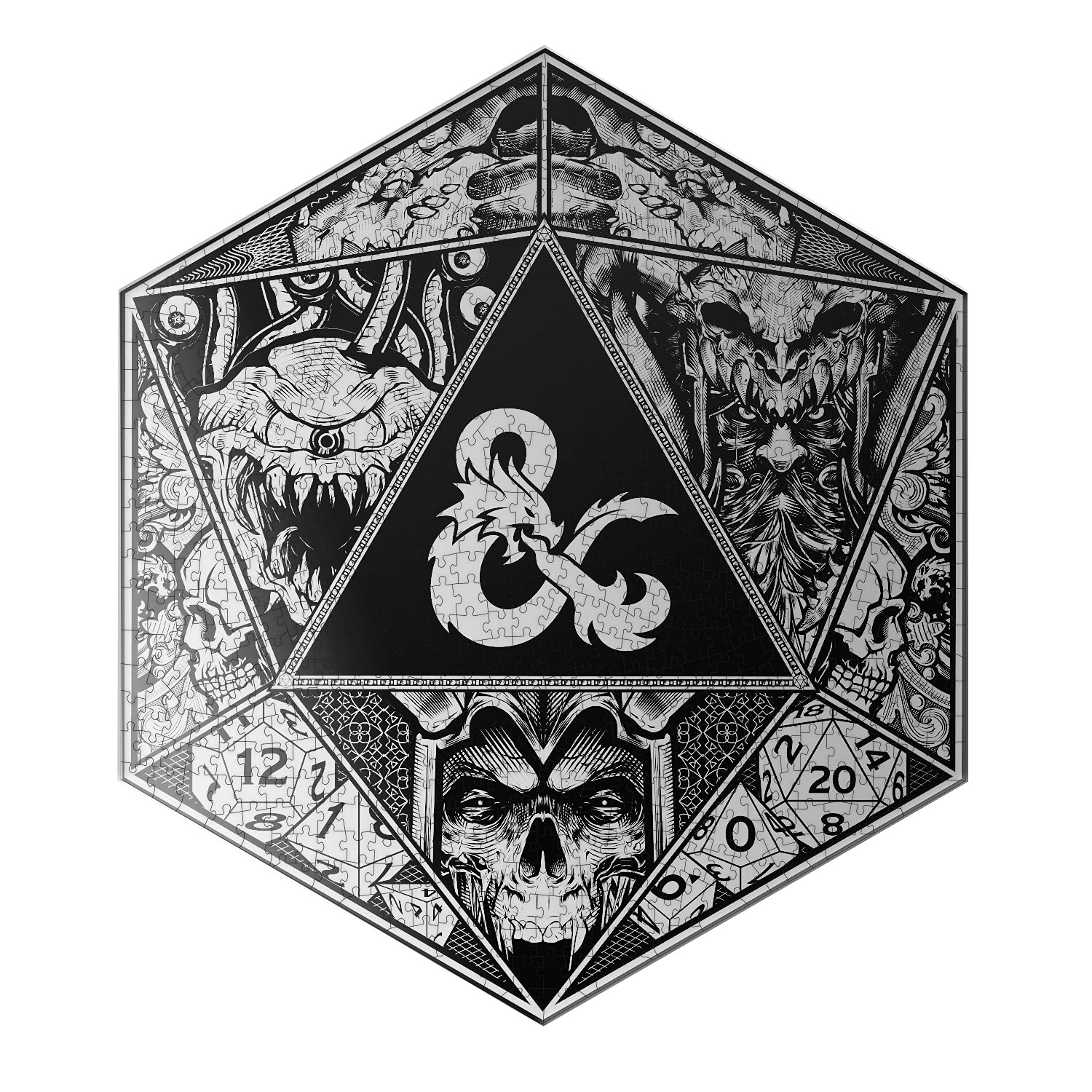 Dungeons and Dragons Jigsaw Puzzle, 750 Pieces, Officially Licensed Wizards of the Coast Merchandise