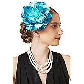 BABEYOND Fascinators Hats for Women - Tea Party Kentucky Fascinator Derby Hat Colorful Flower Headband with Hair Clip
