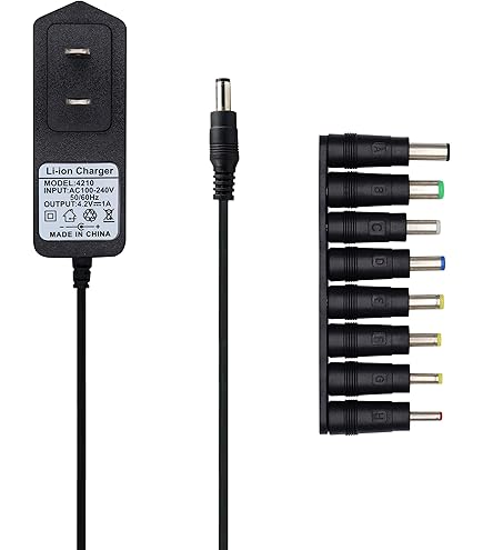 4.2V 2A Lithium Battery Charger - 100-240V AC/DC Adapter With 5.5x2.5mm Plug For RC Toys