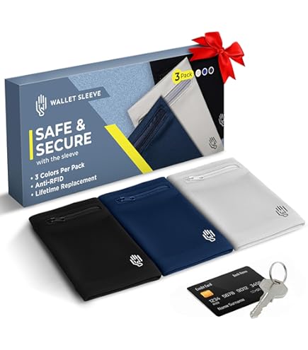 6X PORTEFEUILLE DE Poignet, Pochette De Poignet Avec étui à Fermeture