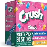 Crush Slush, Zero Sugar On-The-Go Variety Drink Mix Packets, 30 pack