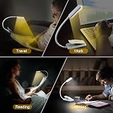 Gritin 9 LED Clip On Book Light Warm Cool White 3 Modes Rechargeable view 7