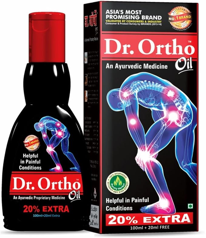 Dr Ortho Pain Relief Oil 120 ml (Pack of 3) Amazon.in Health
