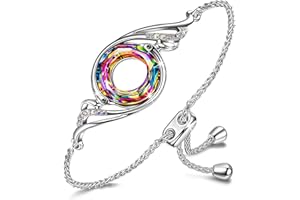 Kate Lynn ♥ Rise From the Ashes Phoenix Bracelet Made with Crystals from Austria, Adjustable Slider Bracelet for Women, Packaged with Jewelry Box, Birthday Gift for Women, Symbol of Luck and Renewal